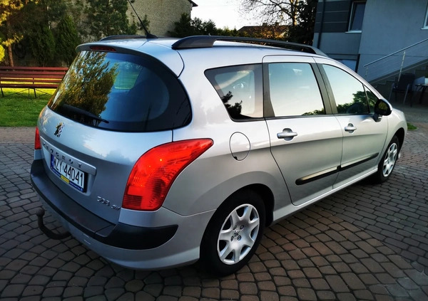 Peugeot 308 cena 19200 przebieg: 204100, rok produkcji 2010 z Okonek małe 781